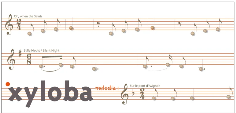 Kugelbahn Xyloba Melodia Folksongs 1 - 52 tlg.
