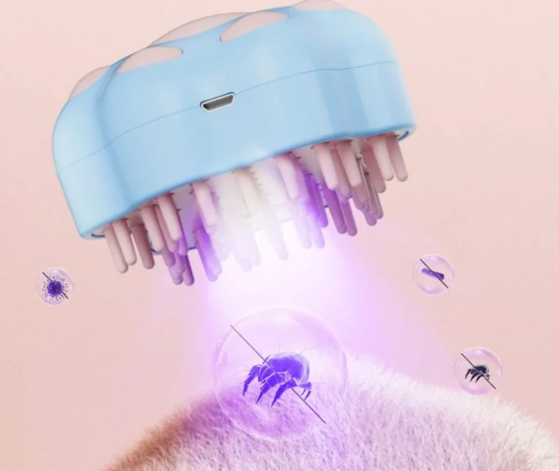 Elektrische Katzenbürste Mit Massagefunktion Für Sanfte Fellpflege
