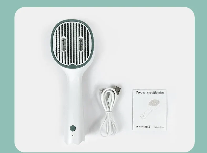 Elektrische Haarbürste – Schnell Glättende Und Entwirrende Bürste Für Glattes Haar