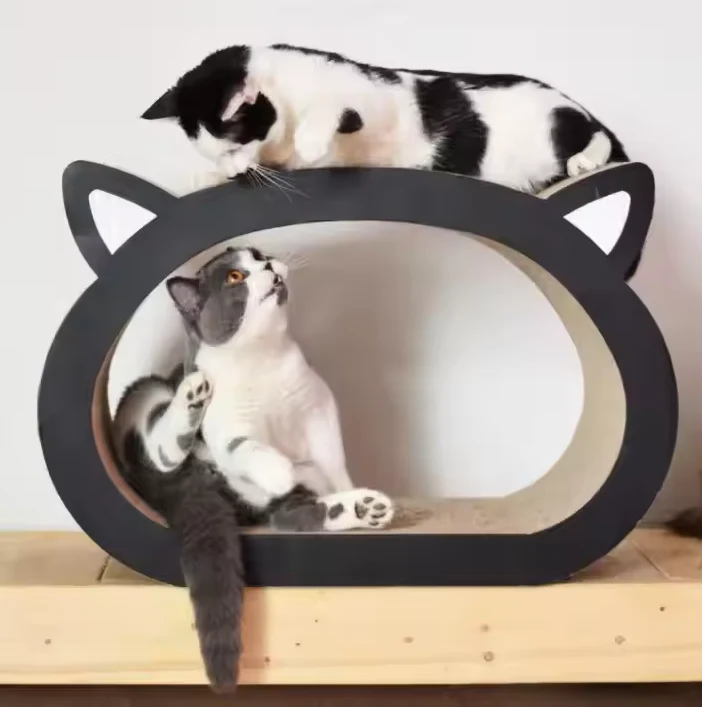 Katzen-kratzmöbel Mit Liegefläche – Stilvolle Kratzbank Schlafplatz In Einem