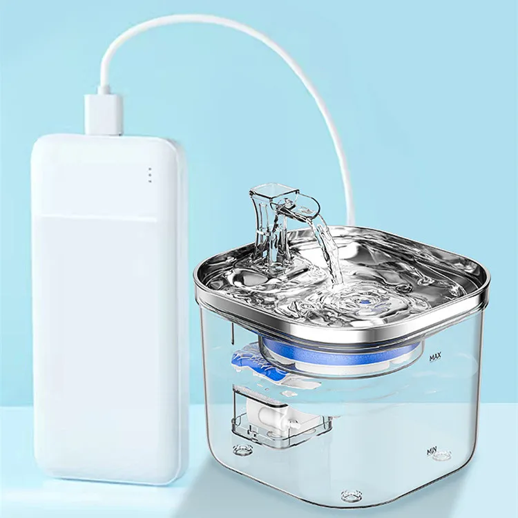 Automatischer Trinkbrunnen Für Katzen Und Hunde – Leiser Wasserspender Mit Filter