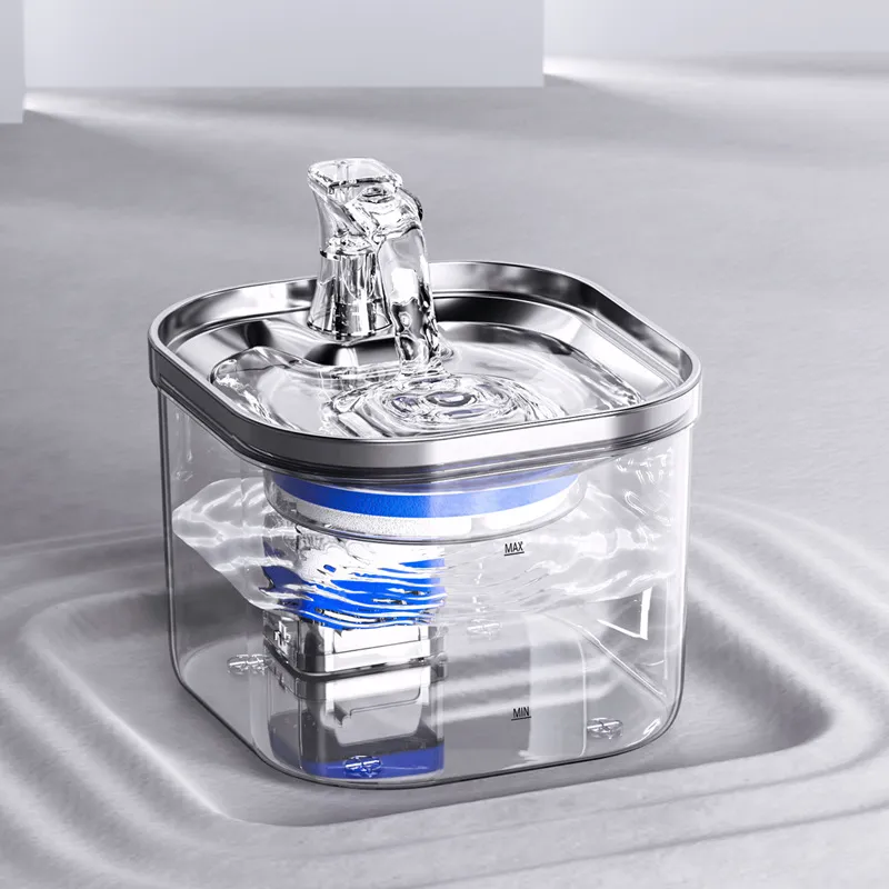 Automatischer Trinkbrunnen Für Katzen Und Hunde – Leiser Wasserspender Mit Filter