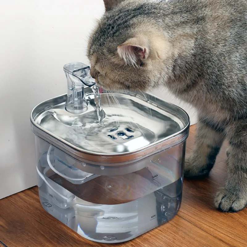 Automatischer Trinkbrunnen Für Katzen Und Hunde – Leiser Wasserspender Mit Filter