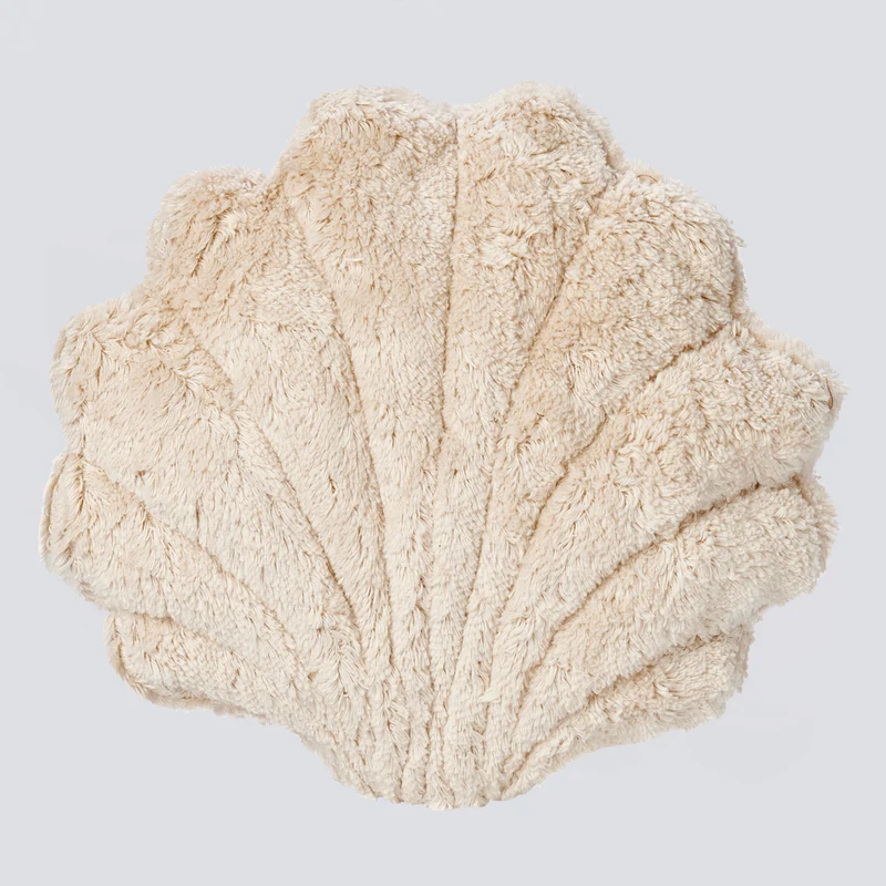 Kuscheltier Muschel klein mit Kirschkern-Inlett