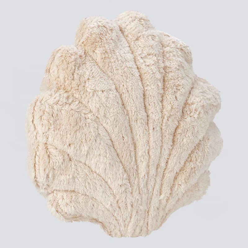 Kuscheltier Muschel klein mit Kirschkern-Inlett