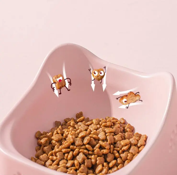 Erhöhte Futterschale Für Katzen – Ergonomisches Und Rutschfestes Design