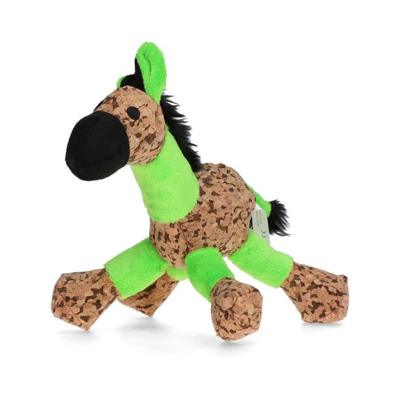 Retro Dog Donkey Hundespielzeug - Esel - Kuscheltier Plüschtier mit Quitscher