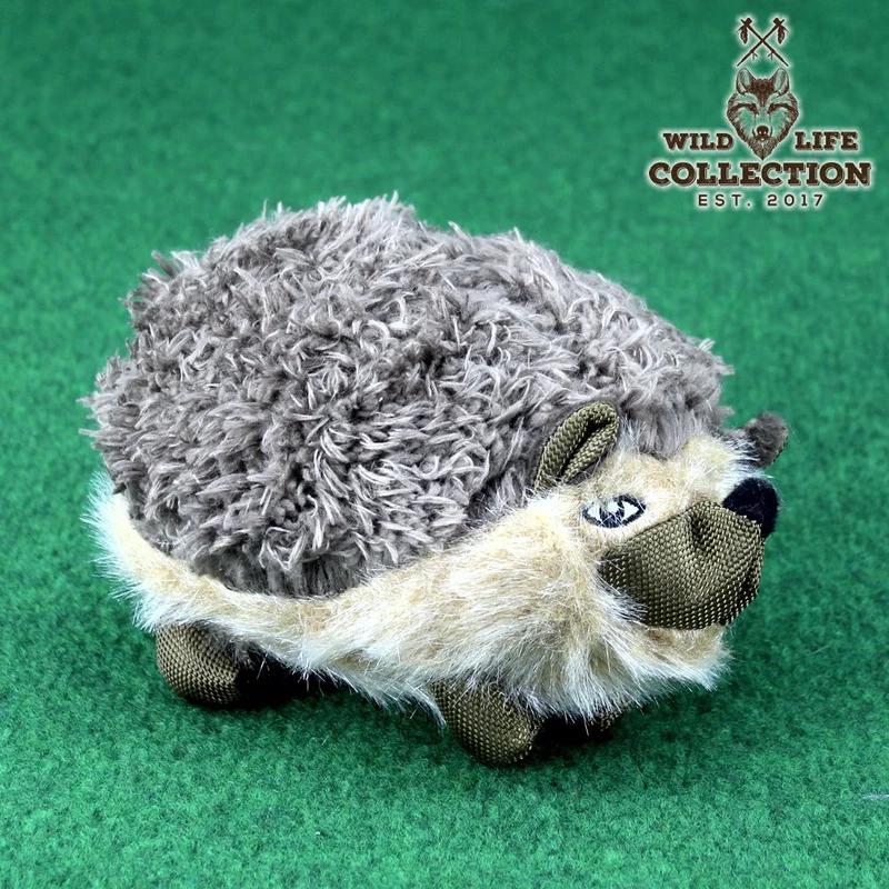 Wild Life Hundespielzeug - Plüsch Kuscheltier - Spielzeug mit Quitscher & Seil