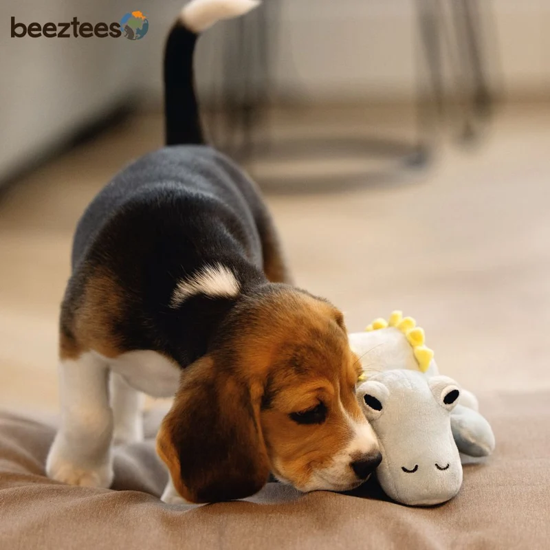 Beeztees Plüsch-Welpenspielzeug - Dino Einhorn Flamingo - Puppy Plüschspielzeug