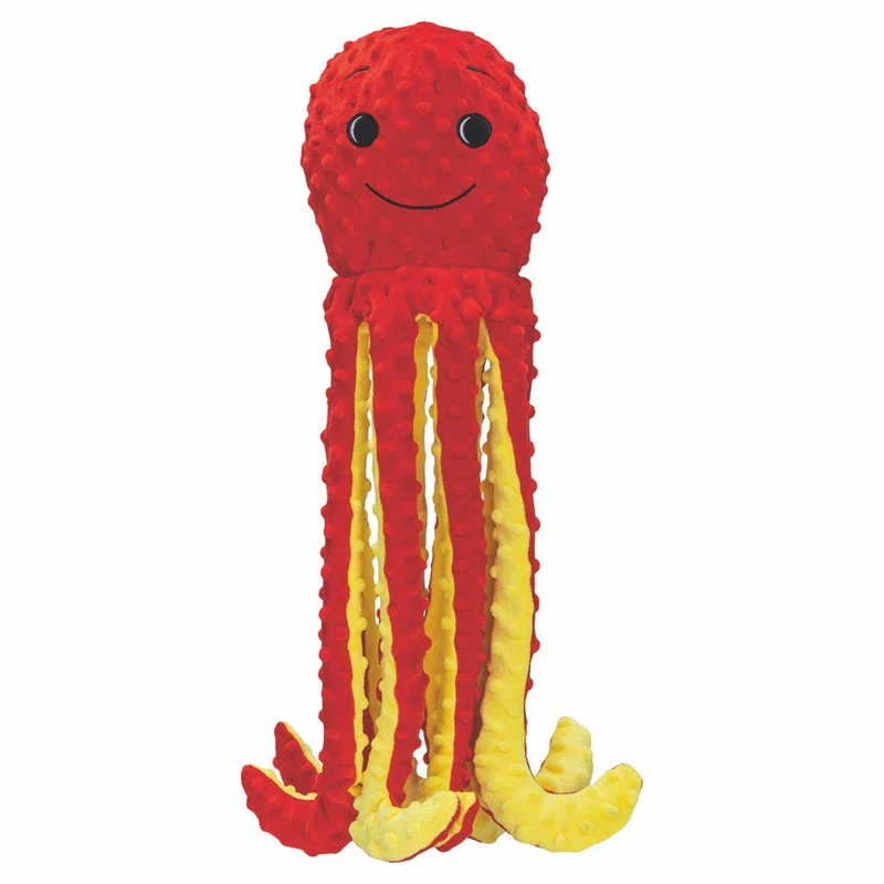 Beeztees Plüsch-Hundespielzeug - Oktopus Amy - Plüschspielzeug ohne Squeaker