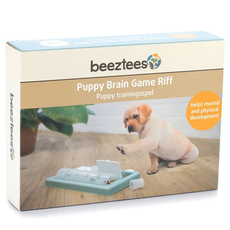 Beeztees Welpen Intelligenzspielzeug RIFF - Hundespiel Denkspiel Snackspielzeug