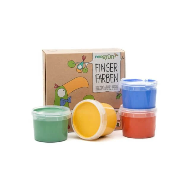 Fingerfarben 4er Set "Aki"