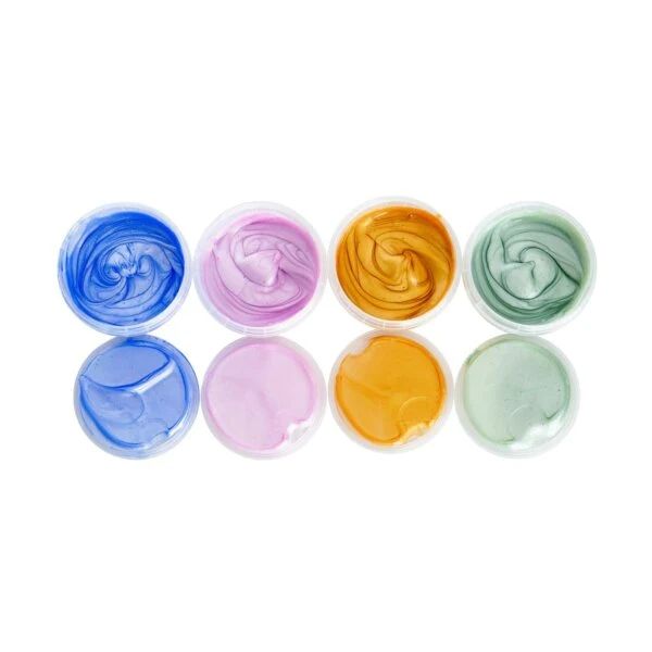 Kristall-Fingerfarben 4er Set "Mika"