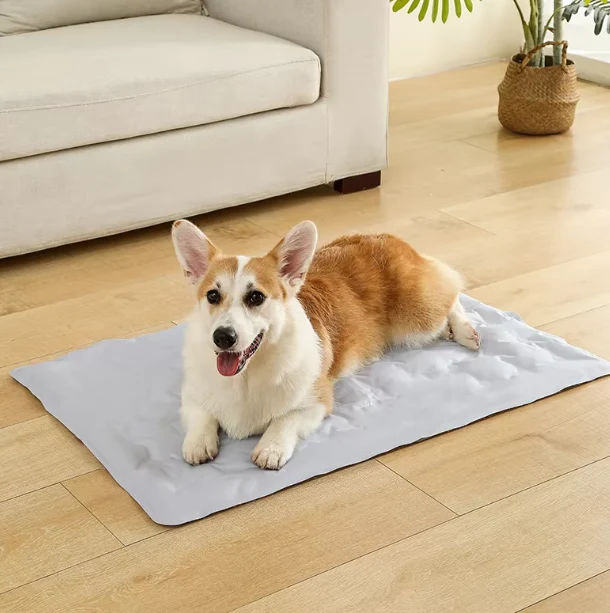 Kühlmatte Für Hunde Katzen – Selbstkühlende Haustiermatte Für Sommer Heisse Tage