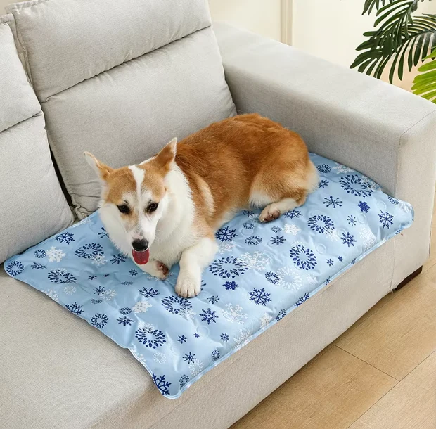 Kühlmatte Für Hunde Katzen – Selbstkühlende Haustiermatte Für Sommer Heisse Tage