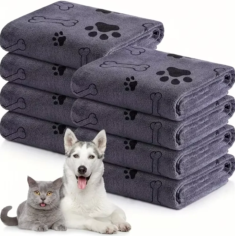 Superabsorbierendes Hundehandtuch – Weiches Schnell Trocknendes Mikrofaser-handtuch Für Hunde Katzen
