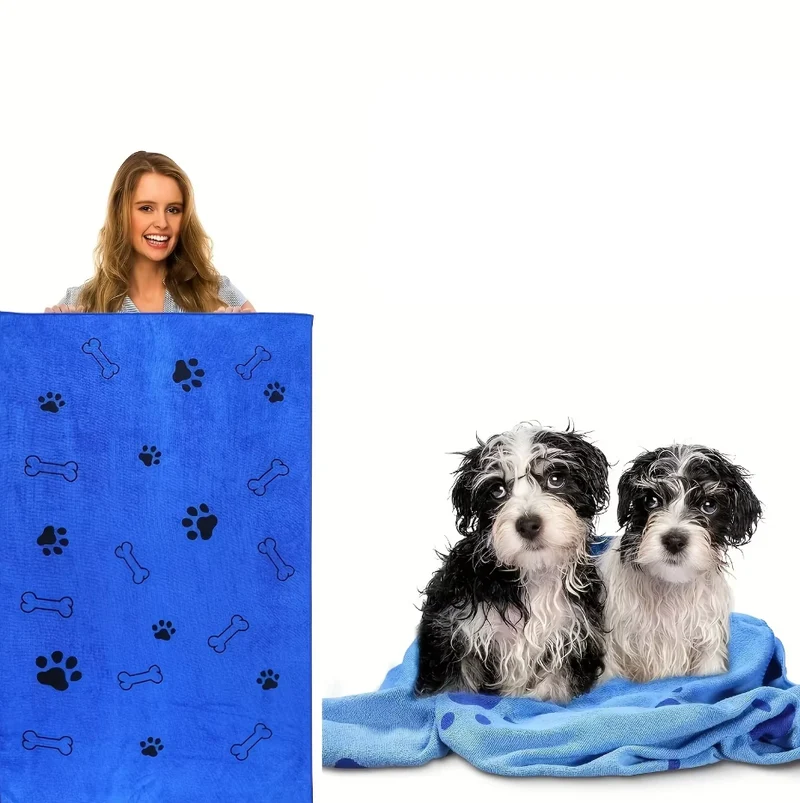 Superabsorbierendes Hundehandtuch – Weiches Schnell Trocknendes Mikrofaser-handtuch Für Hunde Katzen
