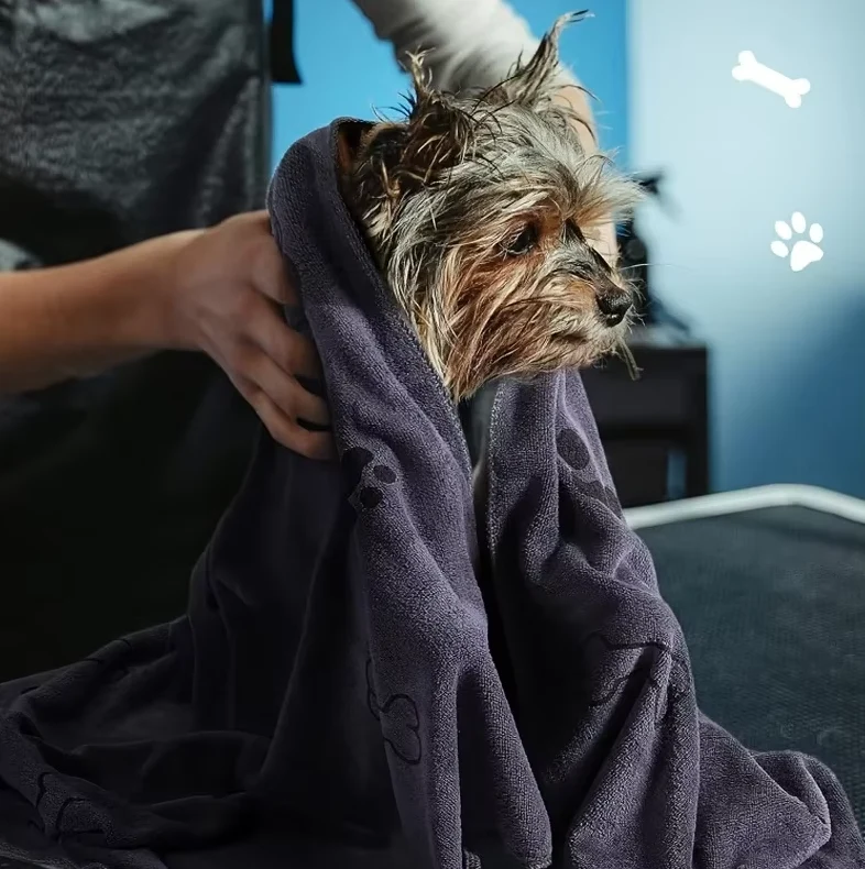 Superabsorbierendes Hundehandtuch – Weiches Schnell Trocknendes Mikrofaser-handtuch Für Hunde Katzen