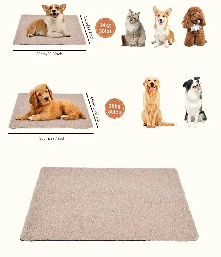 Selbsterwärmende Haustier-Decke – Kuschelige Wärmematte Für Katzen Hunde