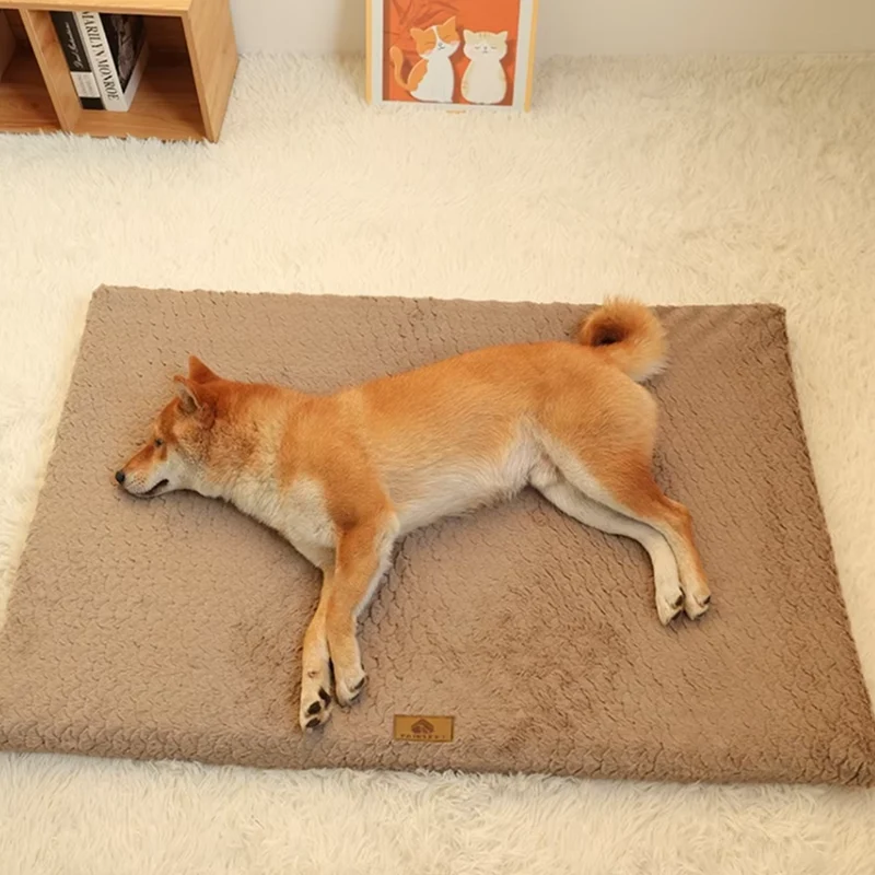 Orthopädisches Hundebett – Weiche Flauschige Haustiermatte für Hunde Katzen