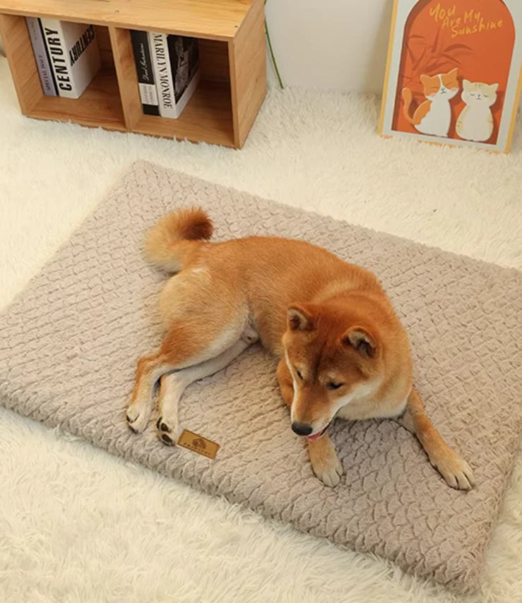 Orthopädisches Hundebett – Weiche Flauschige Haustiermatte für Hunde Katzen