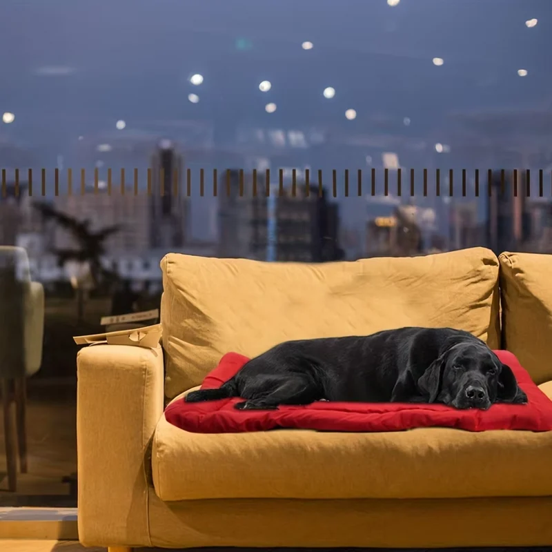 Reisekissen für Hunde – Weiches Waschbares Hundebett für Auto Sofa Unterwegs
