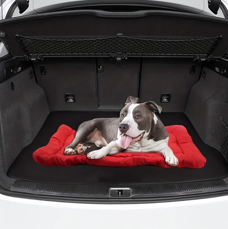 Reisekissen für Hunde – Weiches Waschbares Hundebett für Auto Sofa Unterwegs