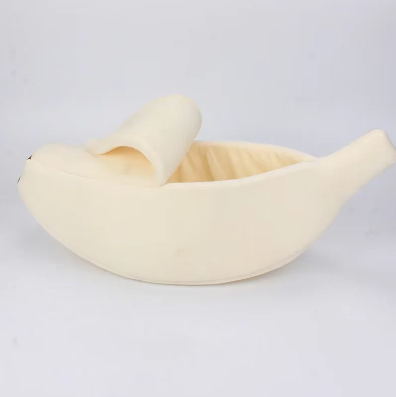 Bananenform Pet Nest für Hunde und Katzen – Komfortable Winterbettchen für Haustiere