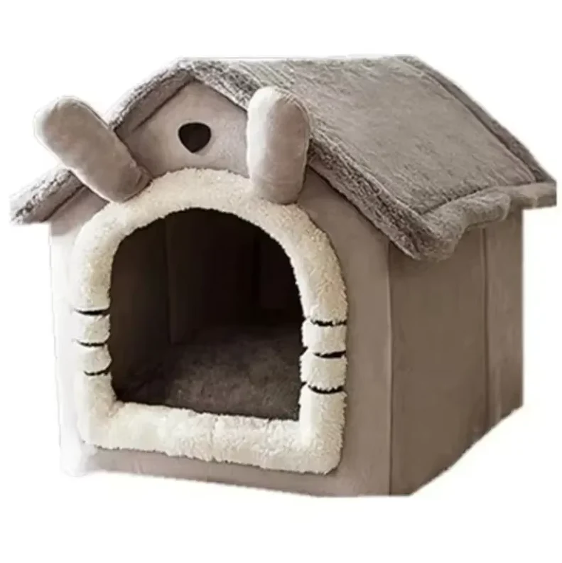Kuscheliges Haustierhaus – Weiches Wärmendes Hundebett Für Katzen Kleine Hunde