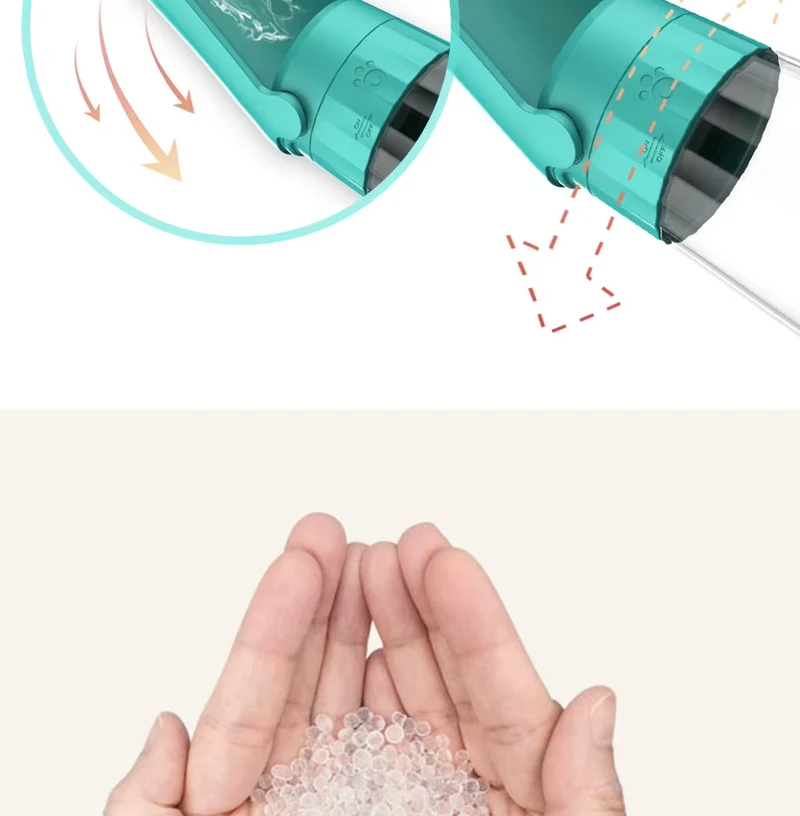 Tragbare Hundewasserflasche – Auslaufsicherer Reise-Spender Mit Integriertem Trinknapf