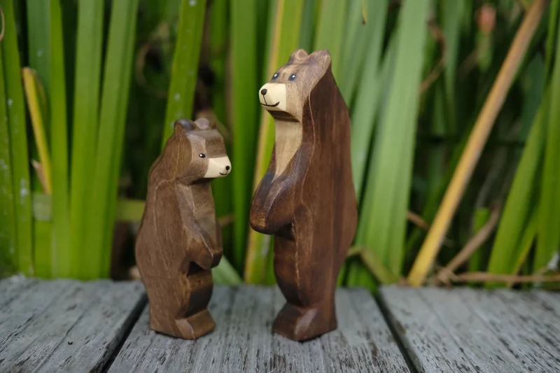 Holzwald Holzfigur Bär II