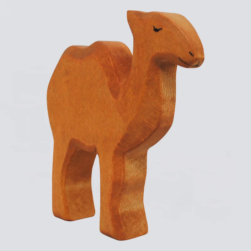 Holzwald Holzfigur Kamel klein