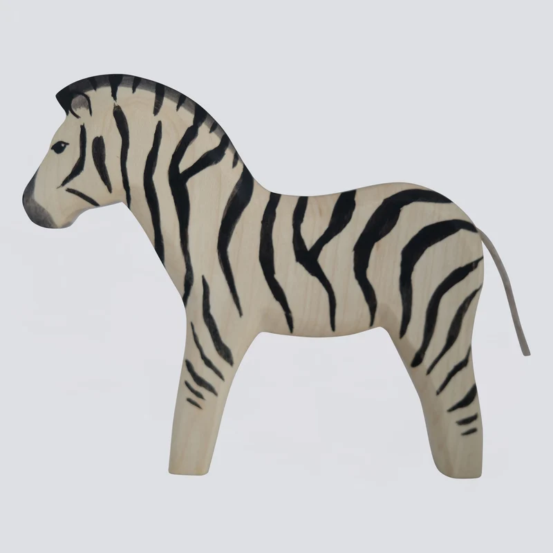 Holzwald Holzfigur Zebra