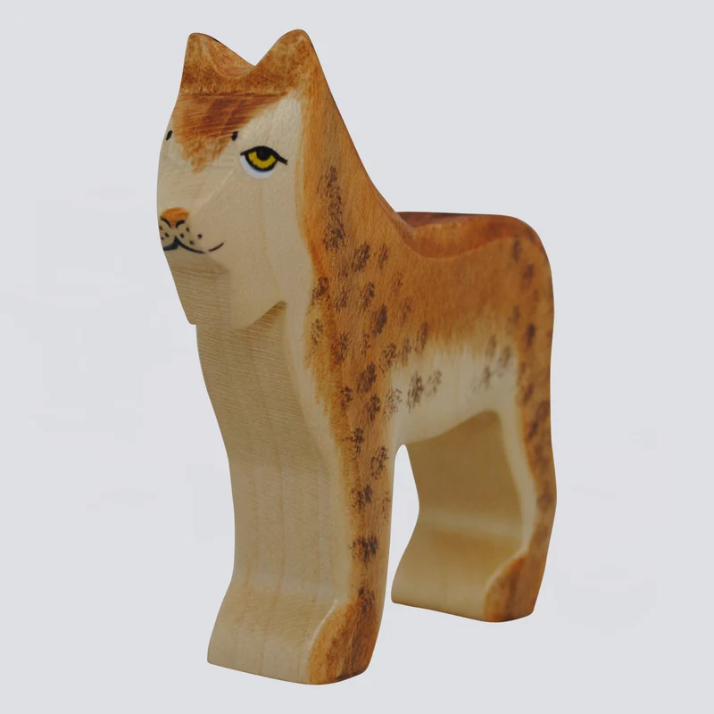 Holzwald Holzfigur Luchs