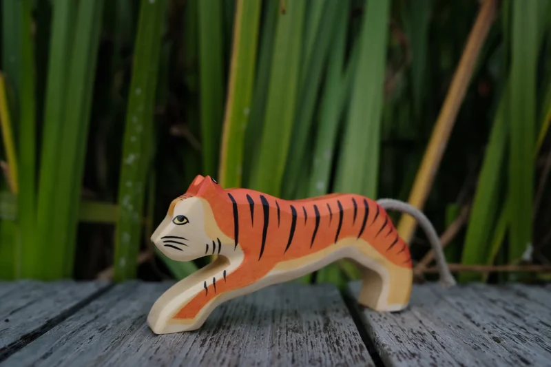 Holzwald Holzfigur Tiger