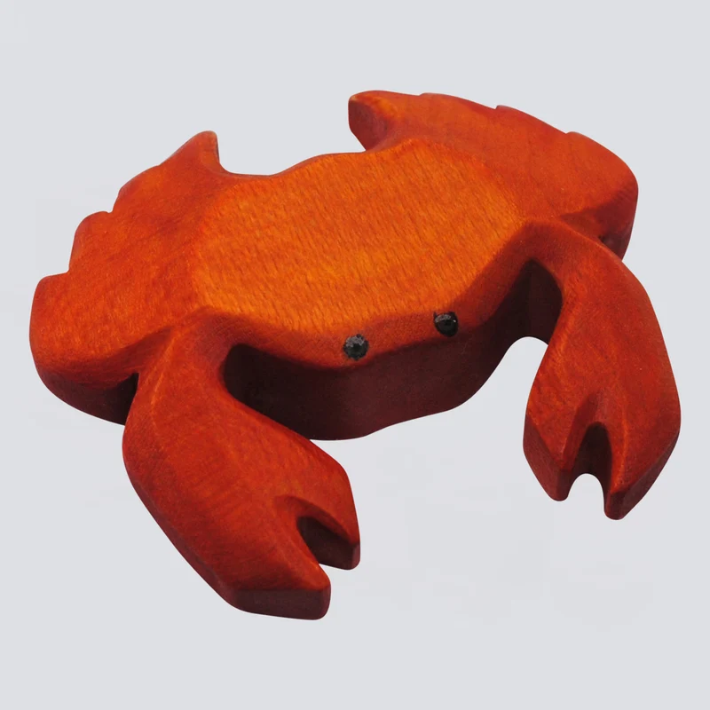 Holzwald Holzfigur Krabbe
