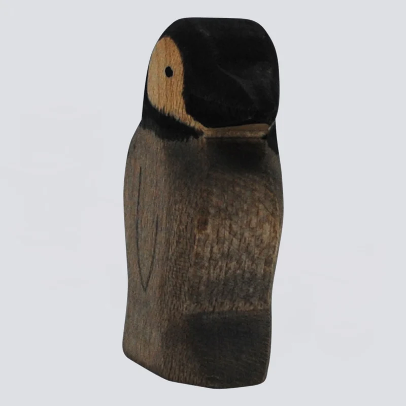 Holzwald Holzfigur Pinguin klein