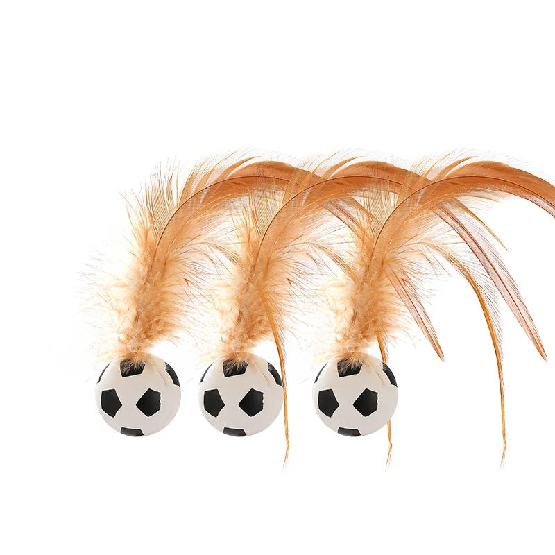 Katzen Gummi Federball Spielzeug