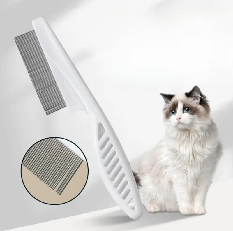 Flohkamm-Set Für Haustiere – Feinzahniger Kamm Für Katzen Hunde