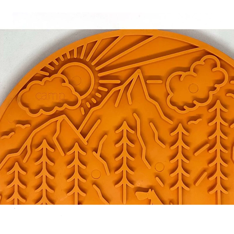 Leckmatte | eMat Camp orange