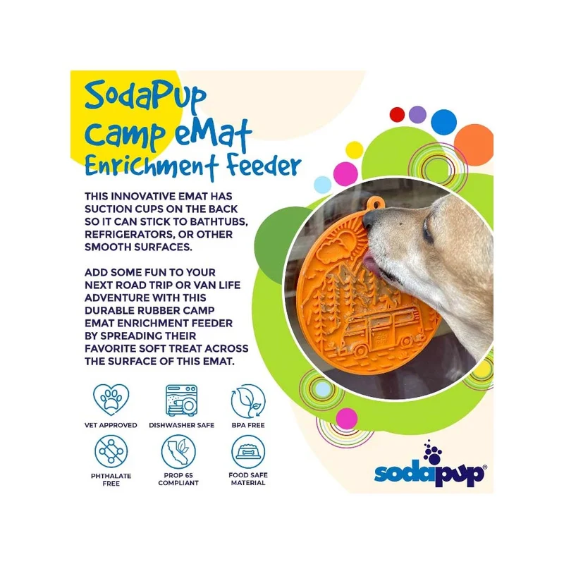 Leckmatte | eMat Camp orange