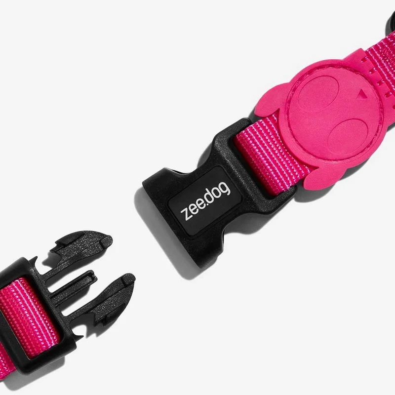 Hundehalsband, Pink Led