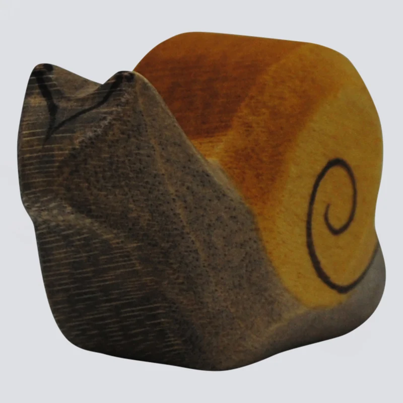 Holzwald Holzfigur Schnecke klein