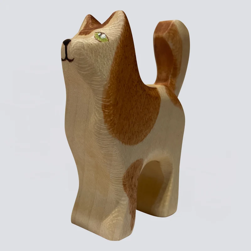 Holzwald Holzfigur Katze