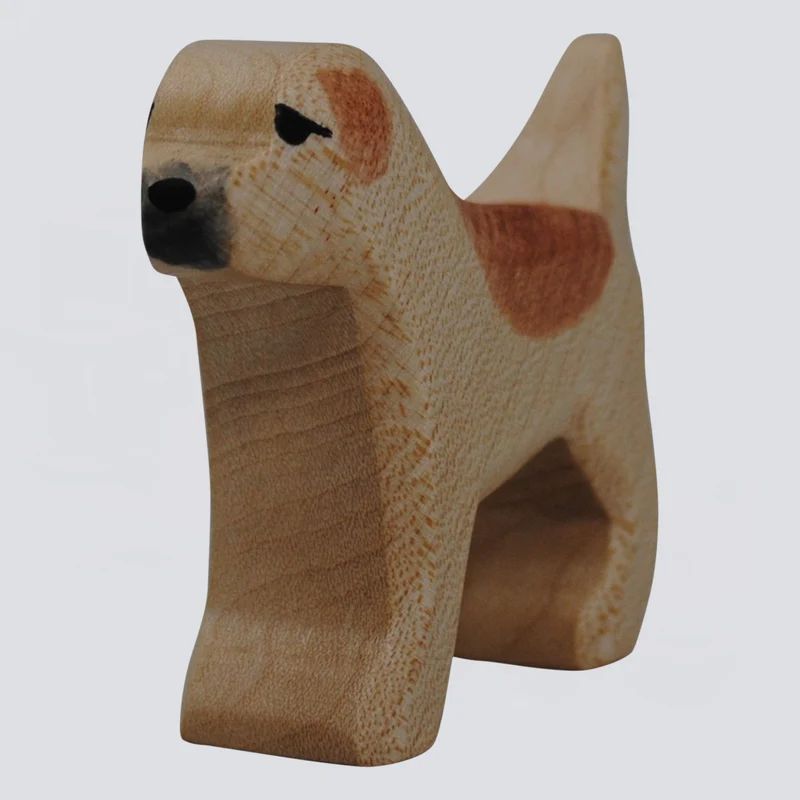 Holzwald Holzfigur Golden Retriever klein