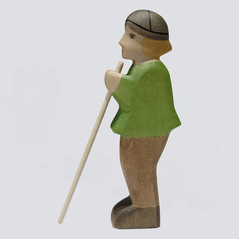 Holzwald Holzfigur Hirte