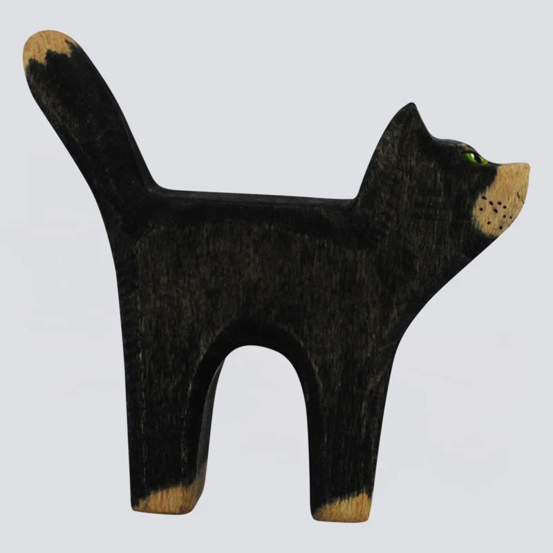 Holzwald Holzfigur Bremer Katze
