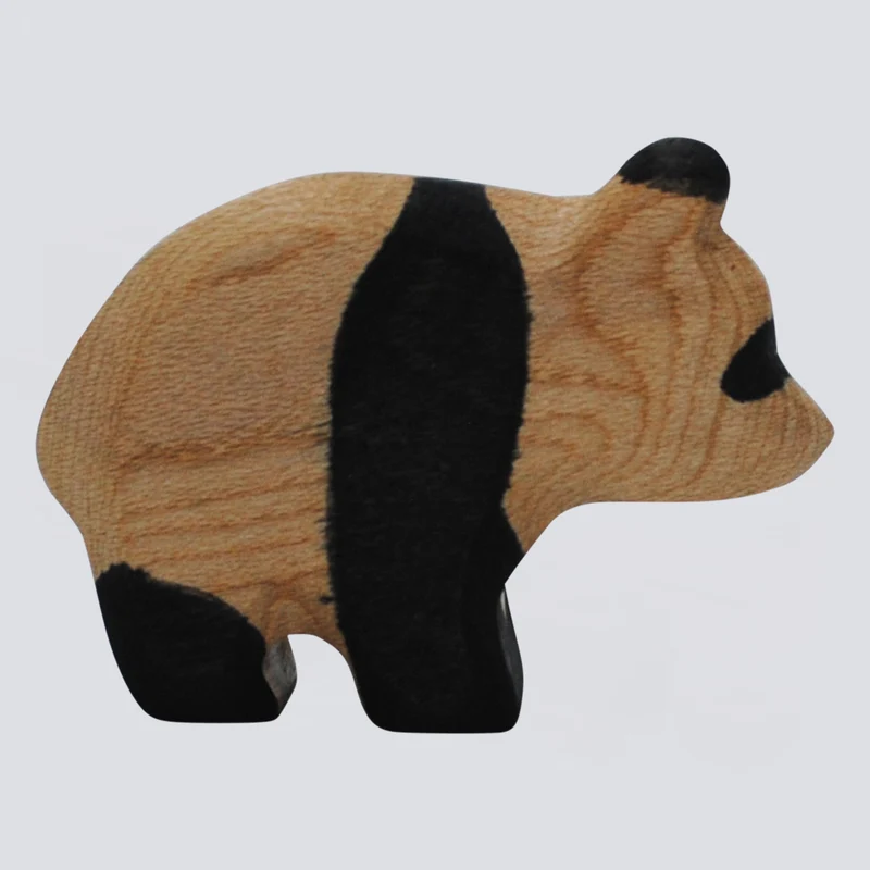 Holzwald Holzfigur Panda klein