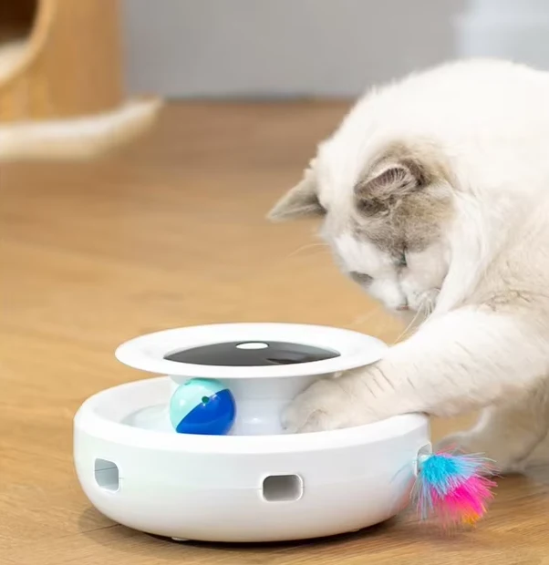 Interaktives Katzenspielzeug Mit Bewegung Led-licht
