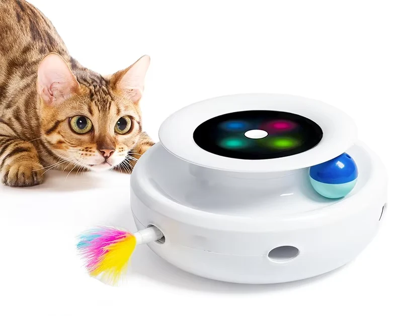 Interaktives Katzenspielzeug Mit Bewegung Led-licht